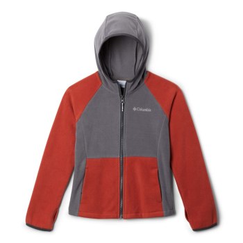 Chlapecké Mikiny Columbia Fast Trek II Full-Zip Fleece Šedé Červené AJNCZU916